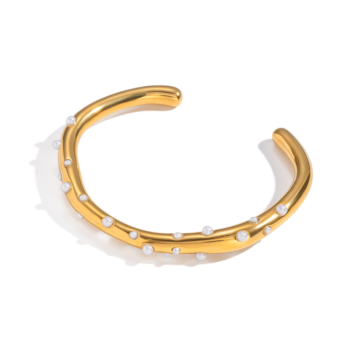 18K Gold Pearl-like Bracelet