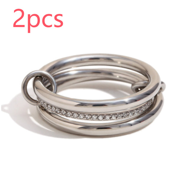 Christabel Diamond Ring Stack