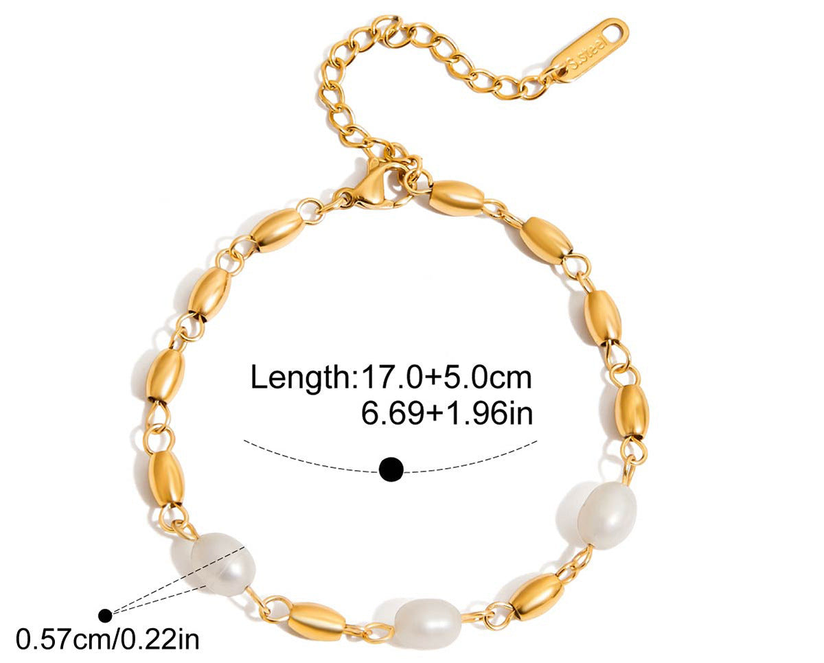 18K Gold Freshwater Pearl