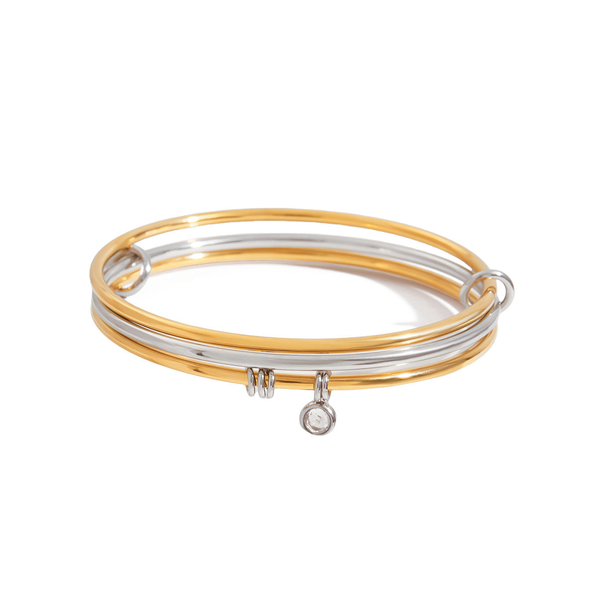 18K Gold Hoop Bracelet