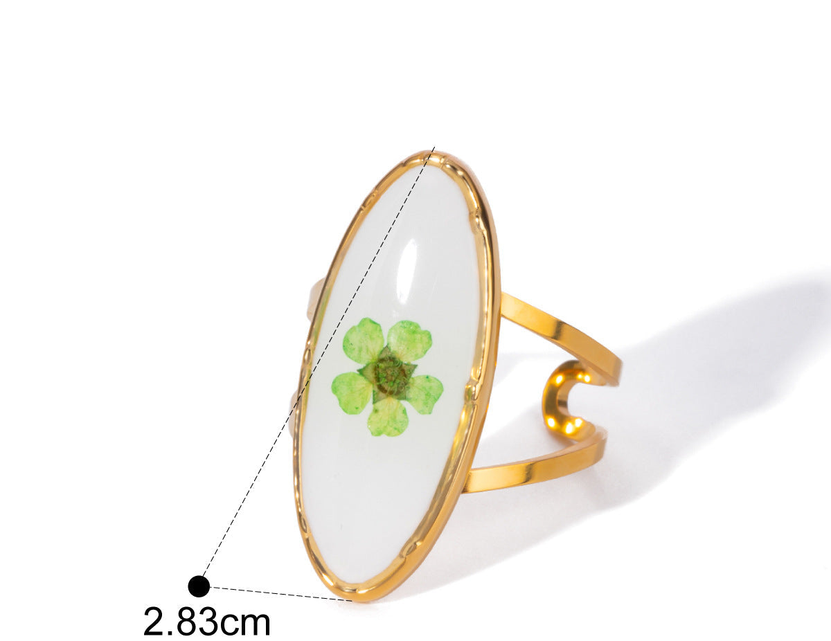 Flower Orange Ring