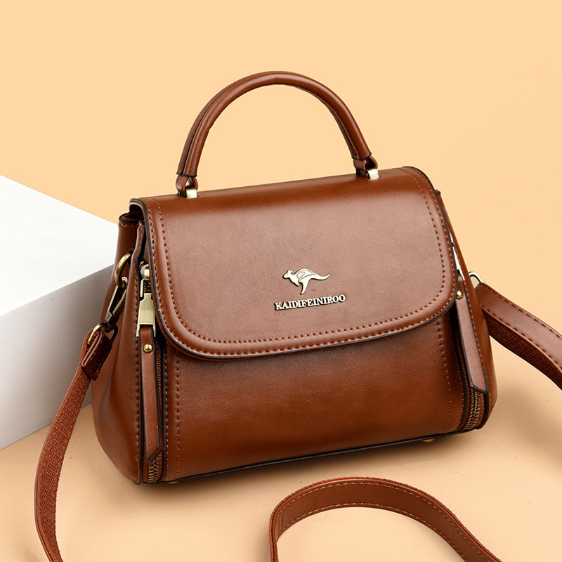 Retro Leather Shoulder Bag