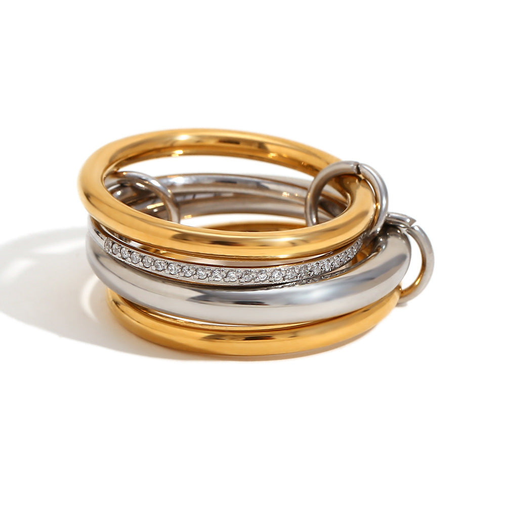 Christabel Diamond Ring Stack