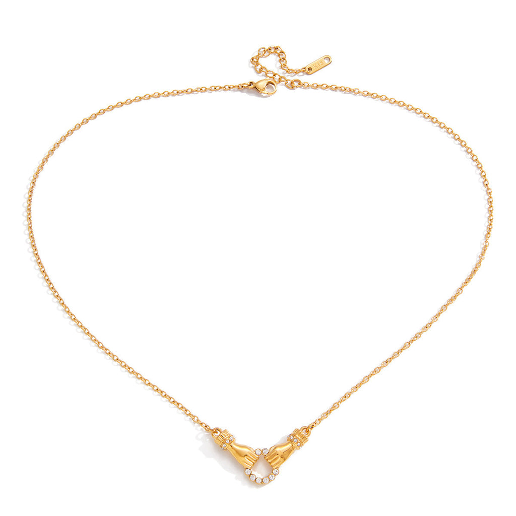 Friendship Hand Sweater Necklace For Women