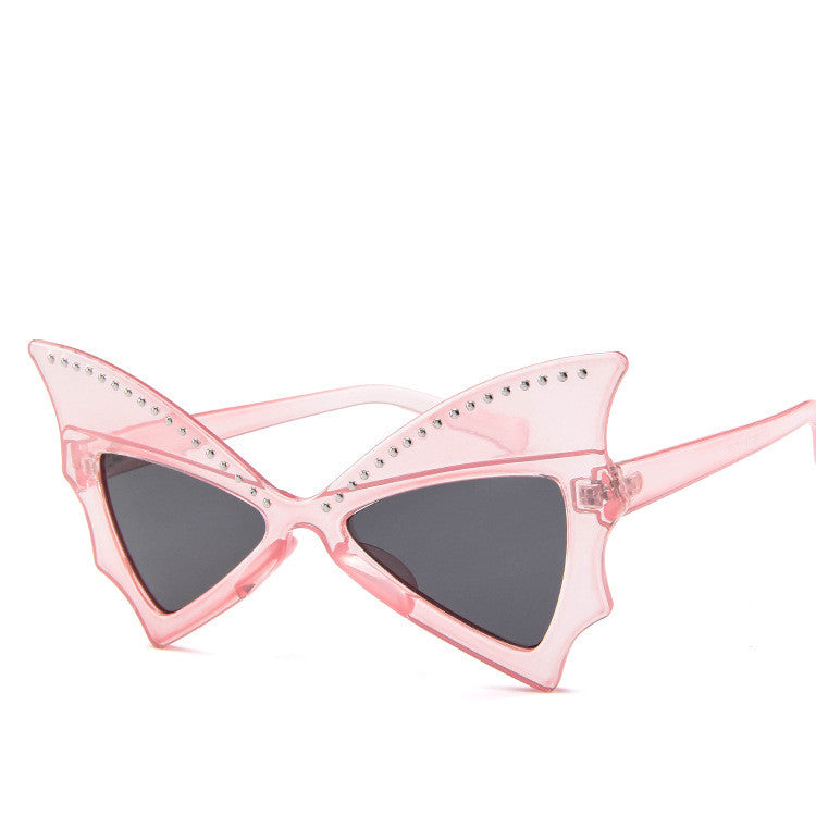 Studded bat sunglasses
