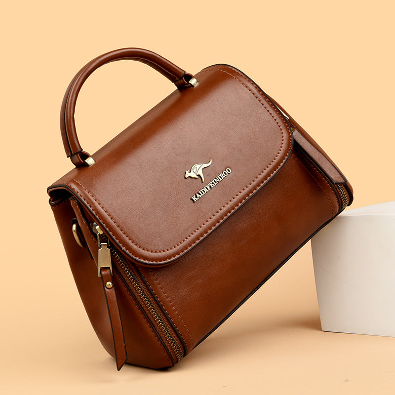 Retro Leather Shoulder Bag