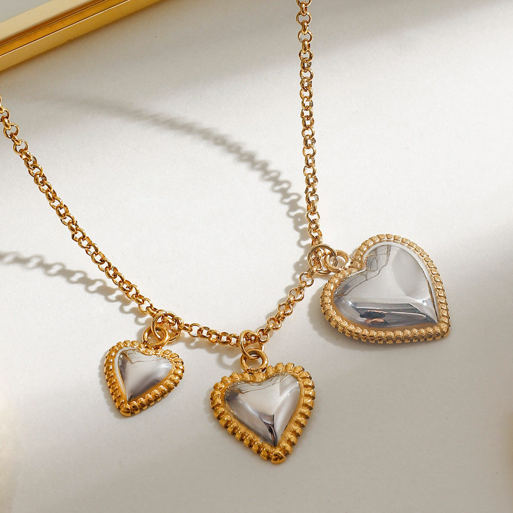 Heart Pendant Necklace For Women
