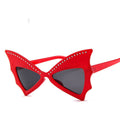 Studded bat sunglasses