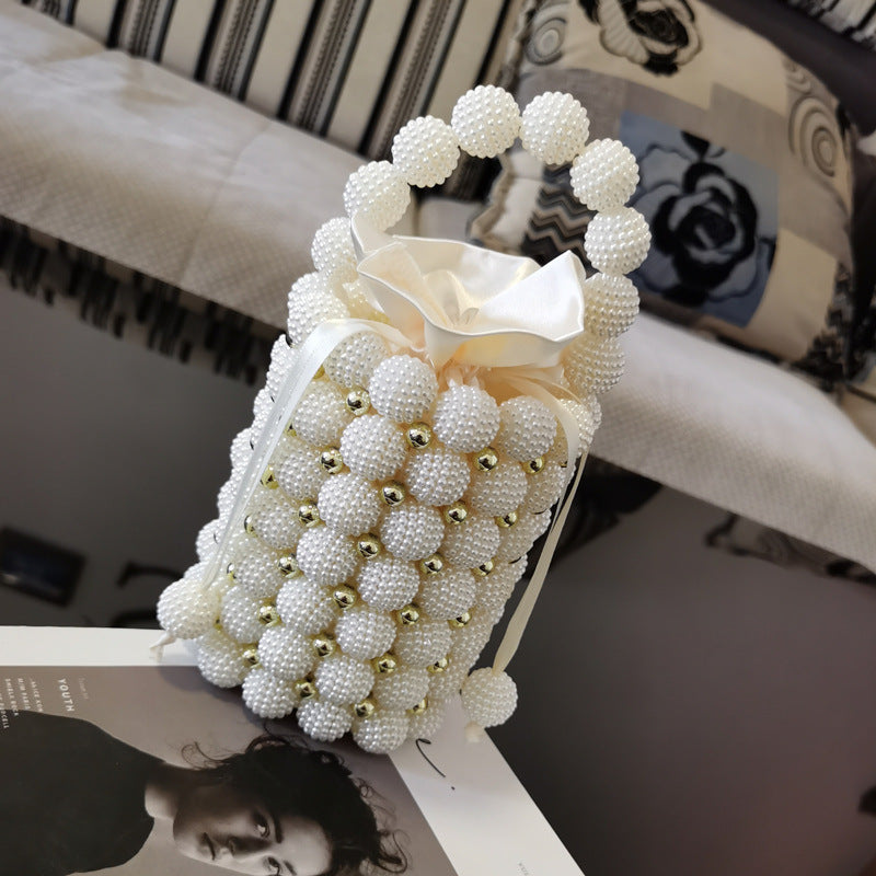 Beaded Bag, Pearl Bag