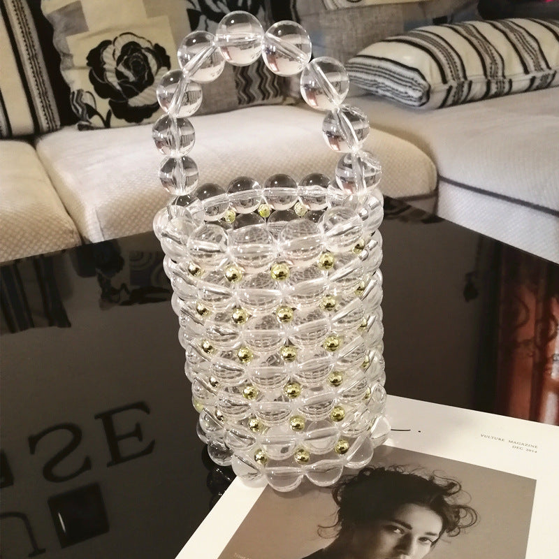 Beaded Bag, Pearl Bag