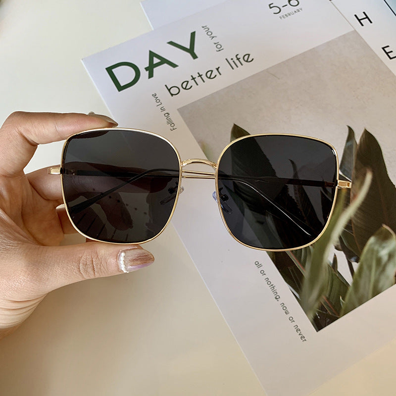 Square Metal Shade Sunglasses