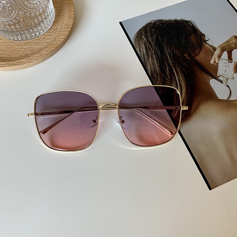 Square Metal Shade Sunglasses