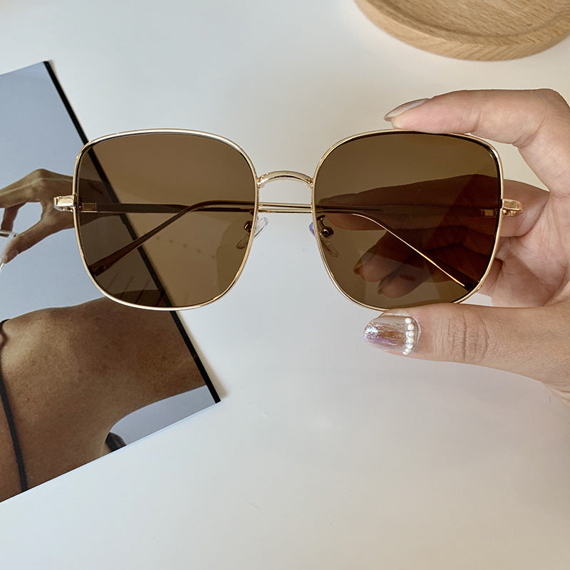 Square Metal Shade Sunglasses
