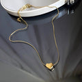 Light Luxury And Simplicity Heart Necklace