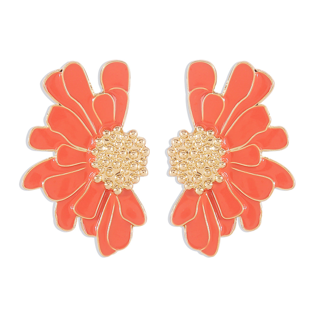 Fashion Retro Alloy Flower Earrings