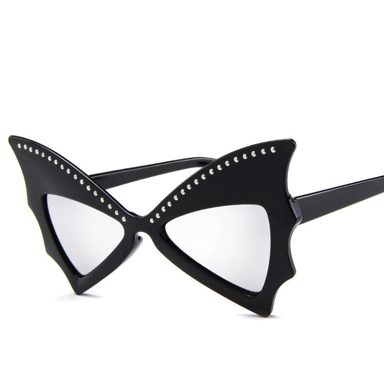 Studded bat sunglasses