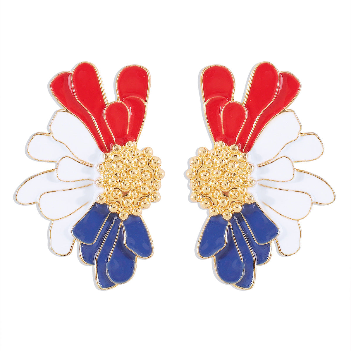 Fashion Retro Alloy Flower Earrings