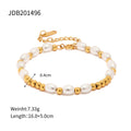 Pearl Bracelet Jewelry Stainless Steel Does Not Fade