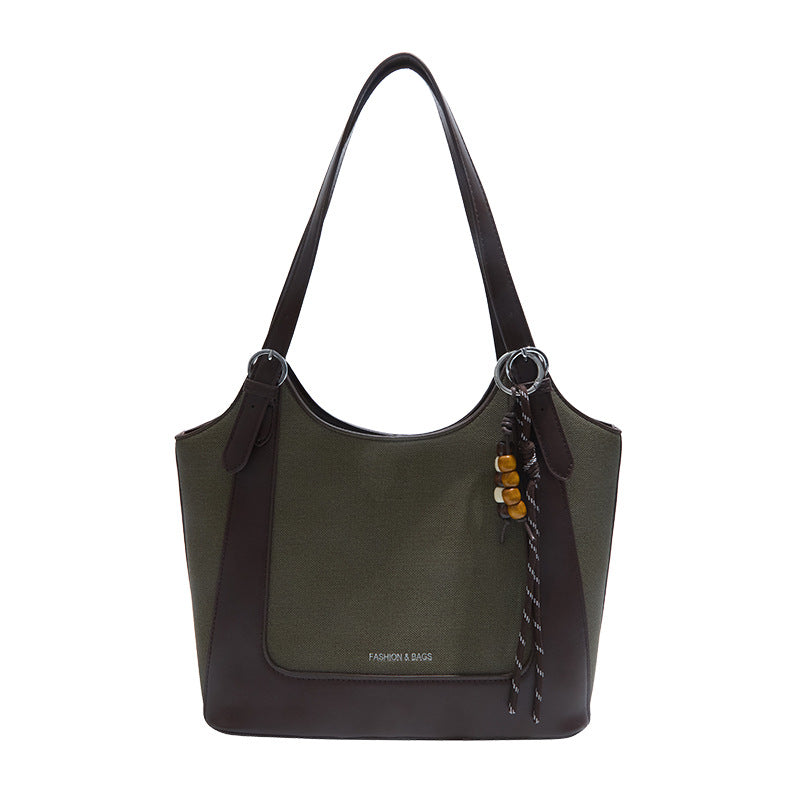 A Retro Commuter Tote Shoulder Bag