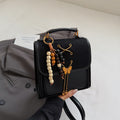 Textured Crossbody Commuter Backpack