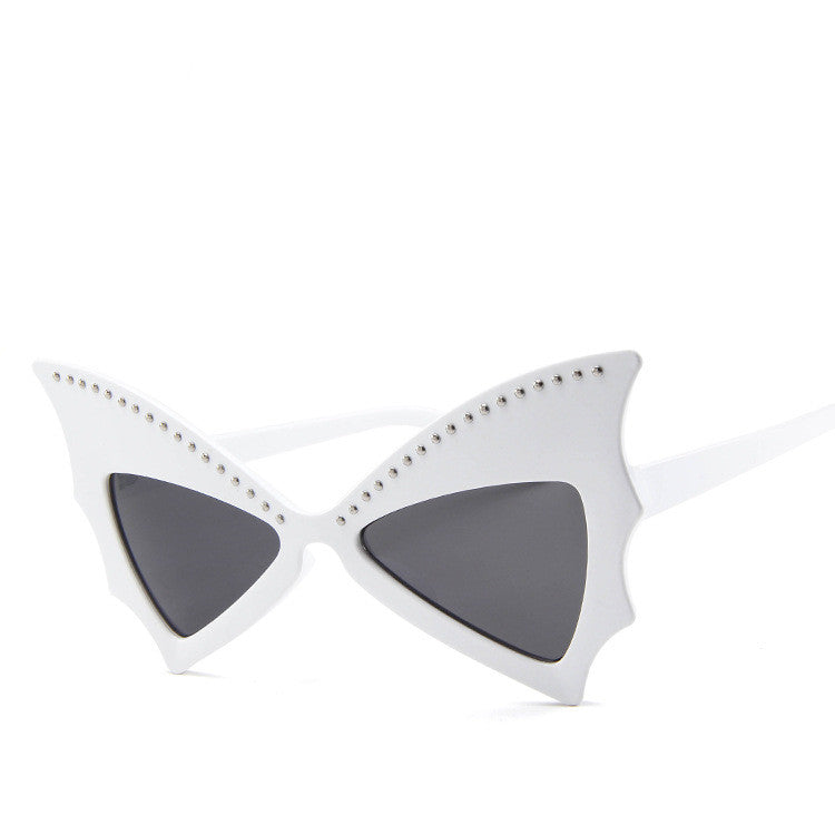 Studded bat sunglasses