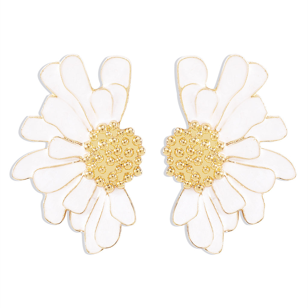 Fashion Retro Alloy Flower Earrings