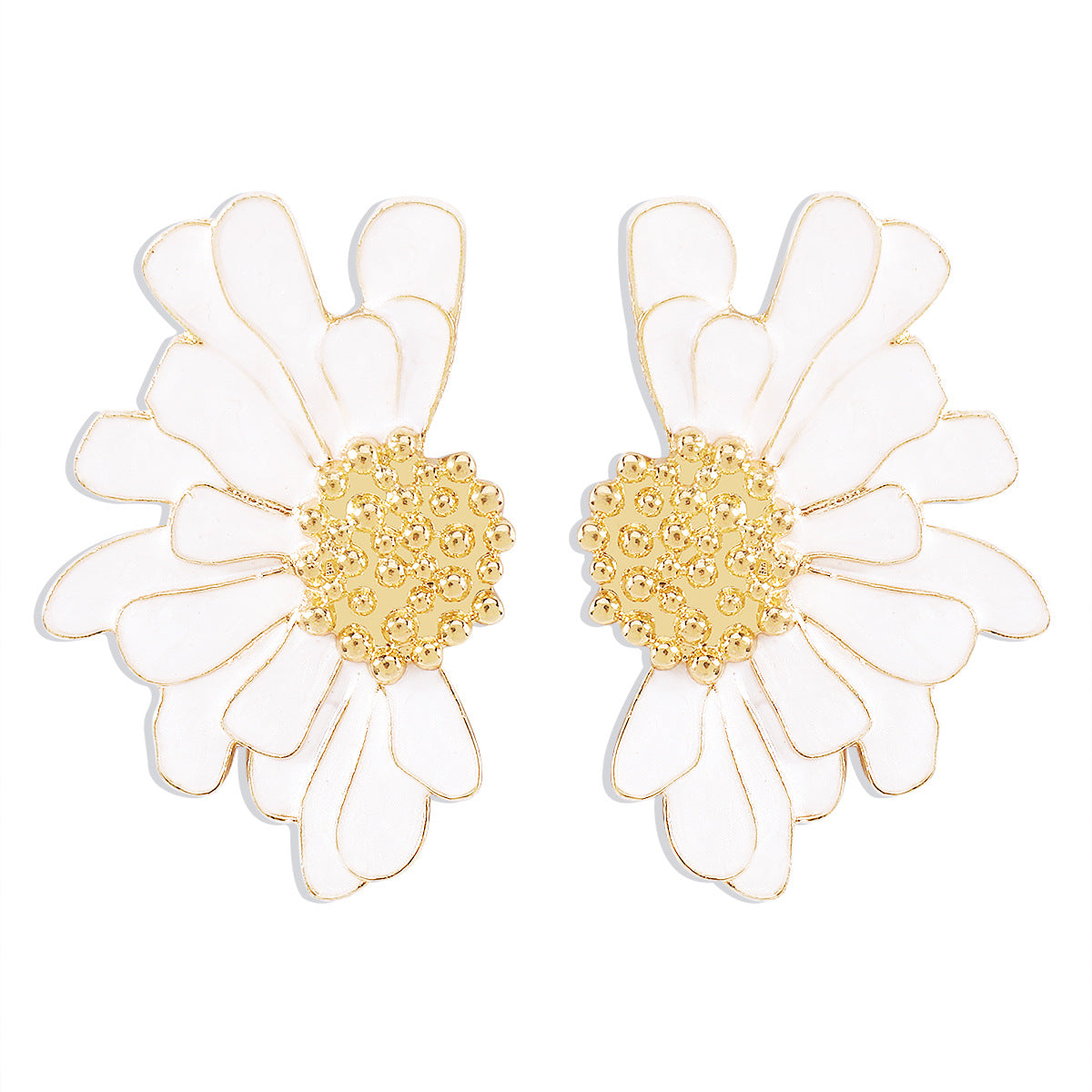 Fashion Retro Alloy Flower Earrings