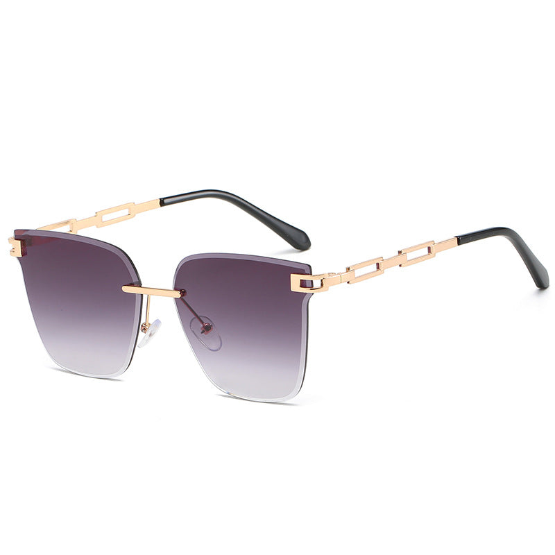 Hollow Gradient Color Sunglasses
