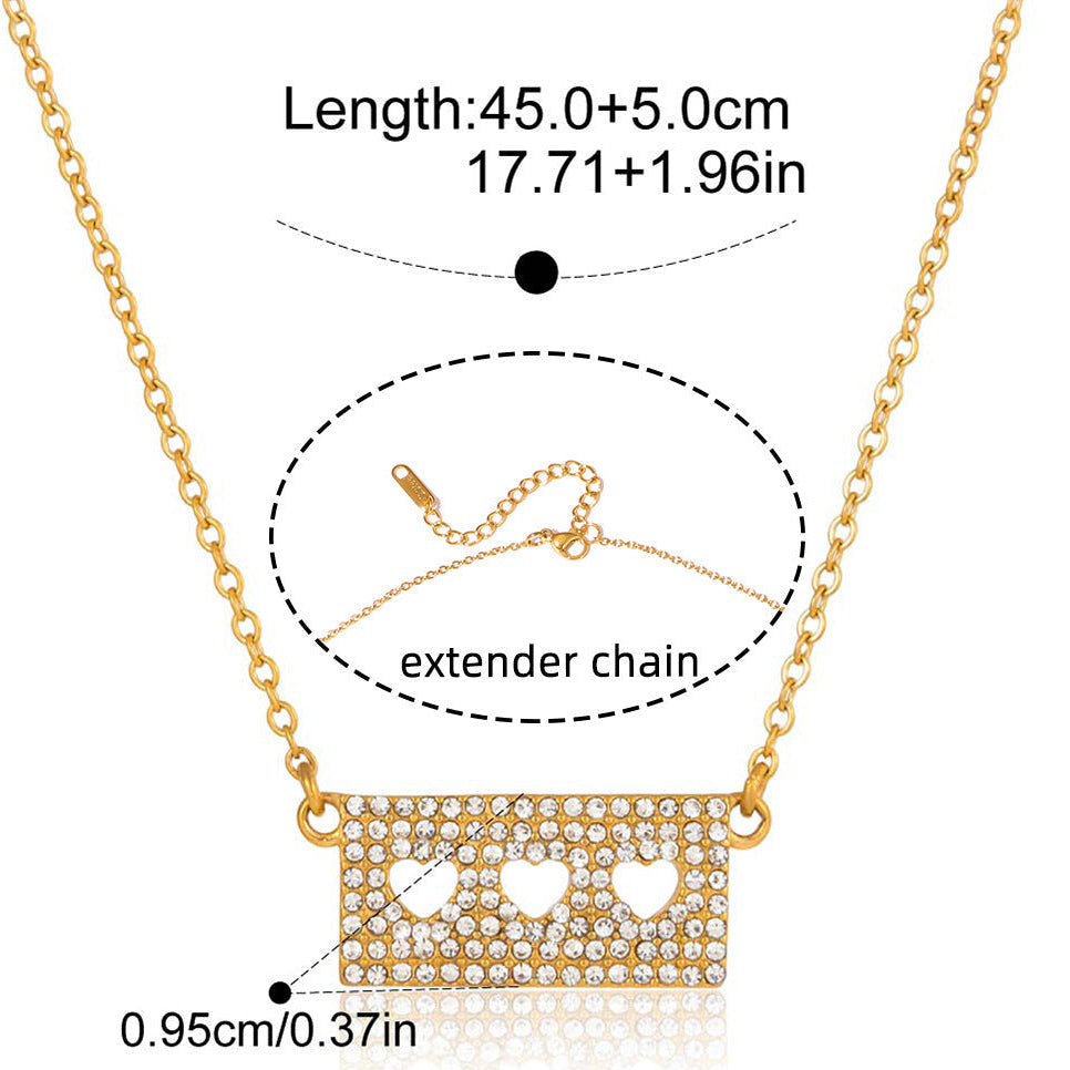 18K Gold Heart Necklace