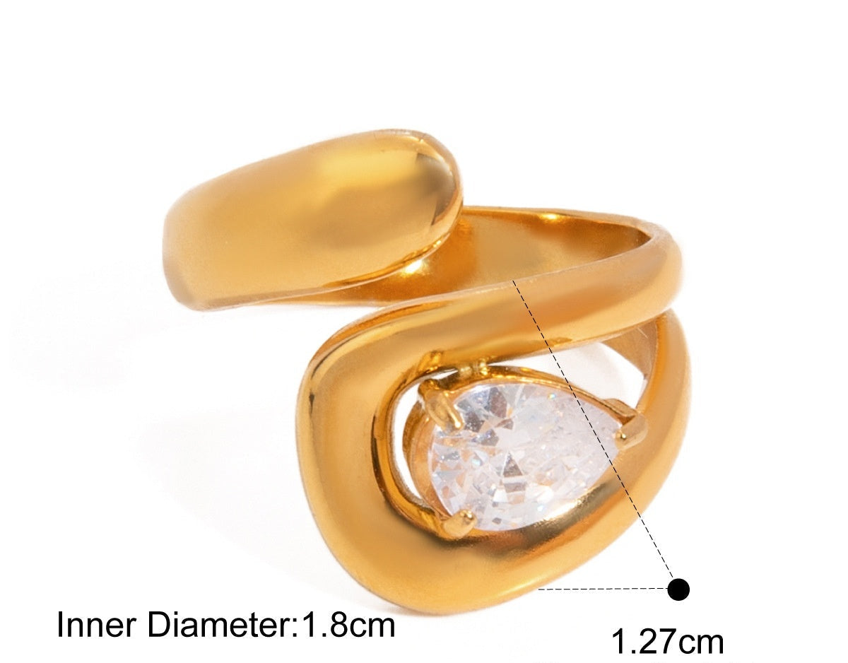 Diamond Ring Sense Light Luxury