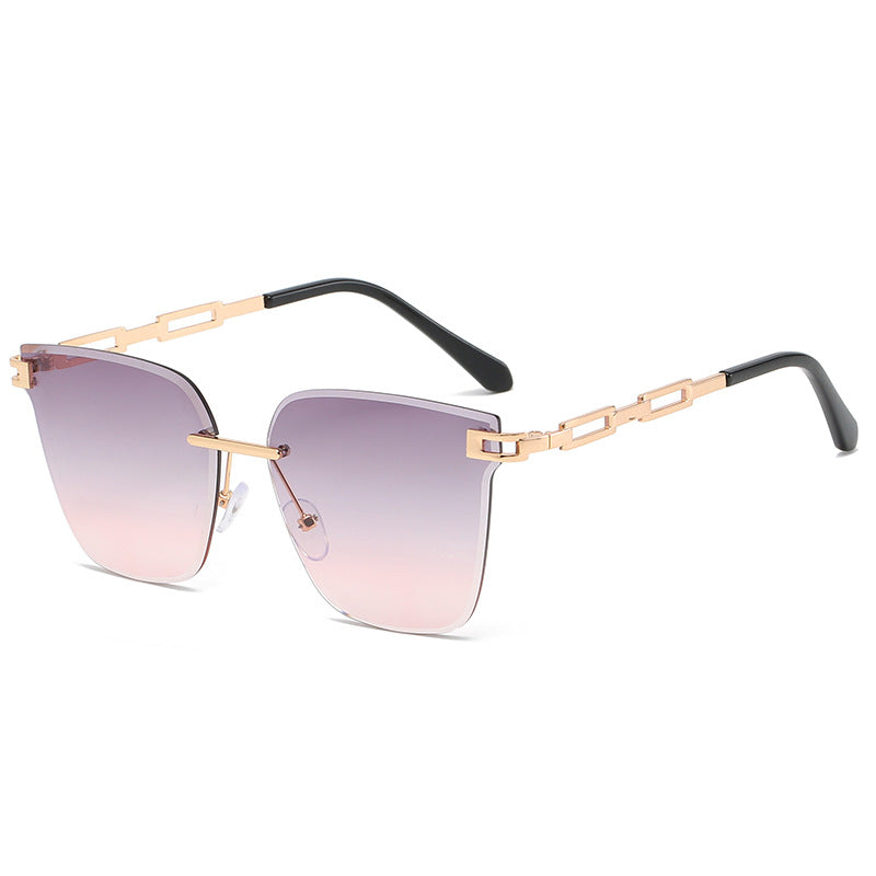Hollow Gradient Color Sunglasses