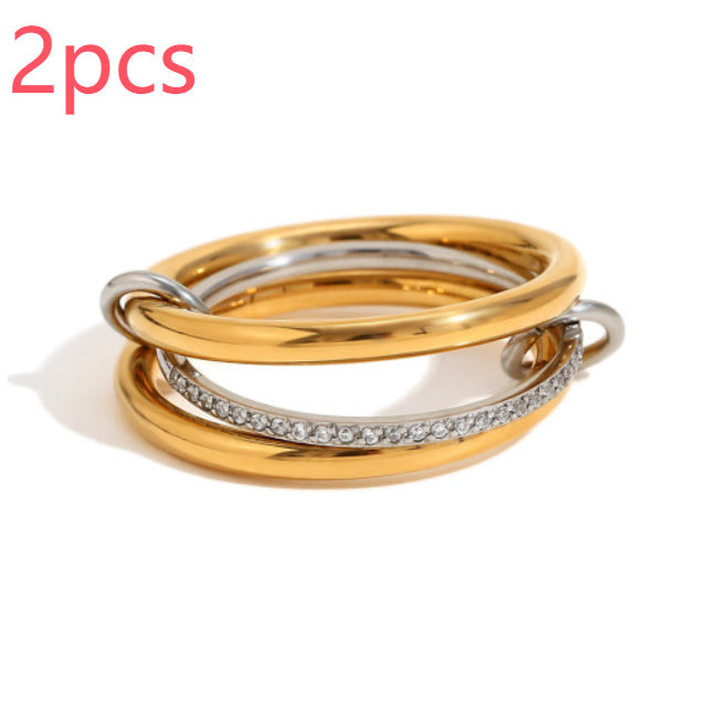Christabel Diamond Ring Stack