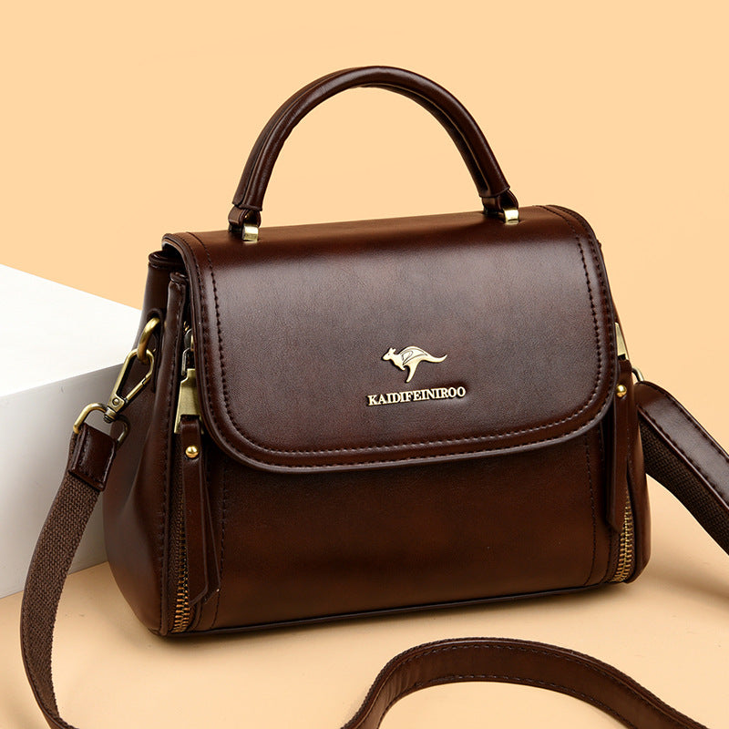 Retro Leather Shoulder Bag