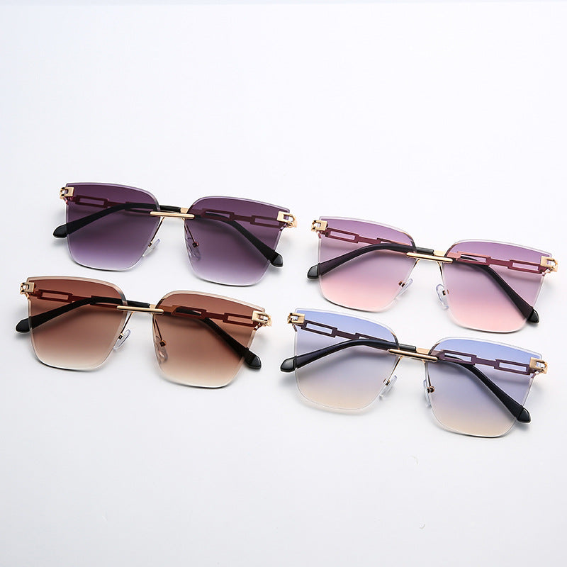 Hollow Gradient Color Sunglasses