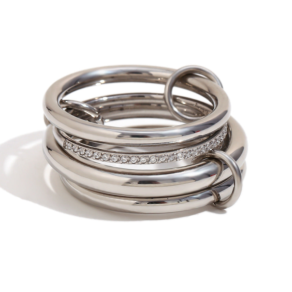 Christabel Diamond Ring Stack