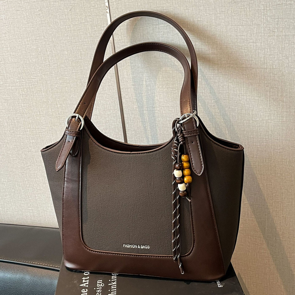 A Retro Commuter Tote Shoulder Bag