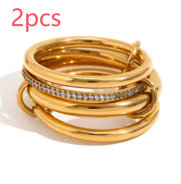 Christabel Diamond Ring Stack