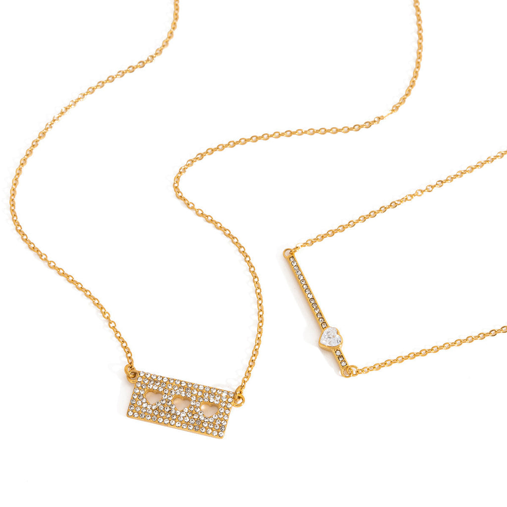 18K Gold Heart Necklace