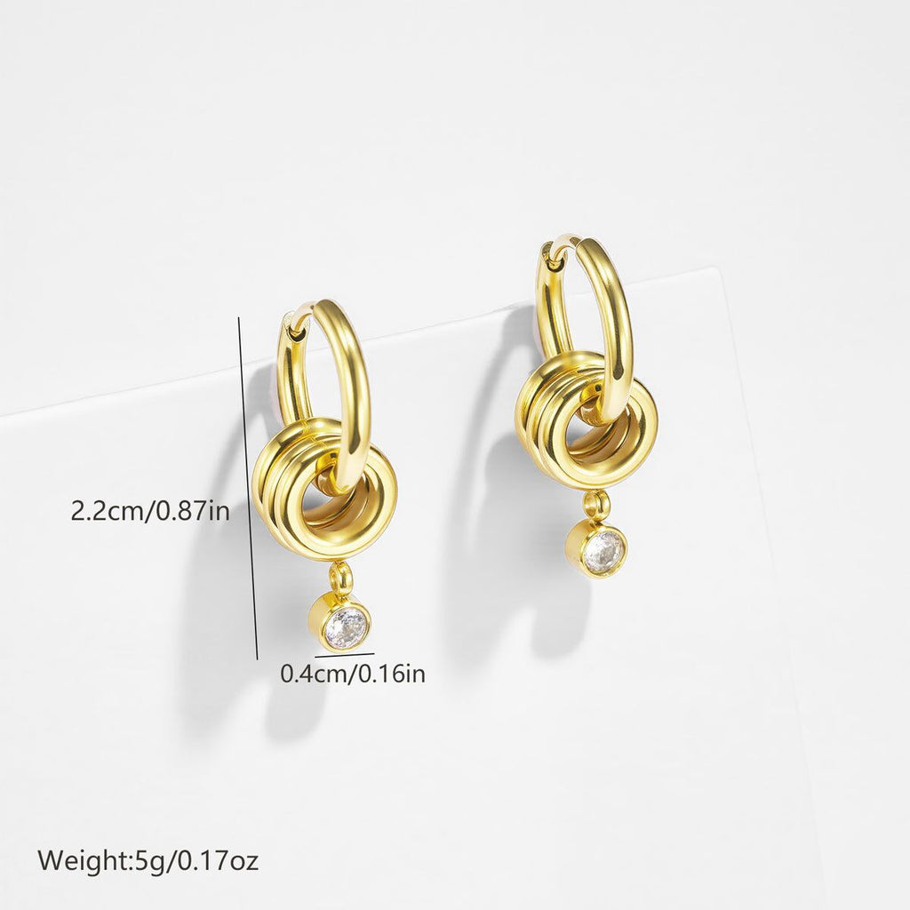 Best-selling Minimalist 18k Gold Earrings
