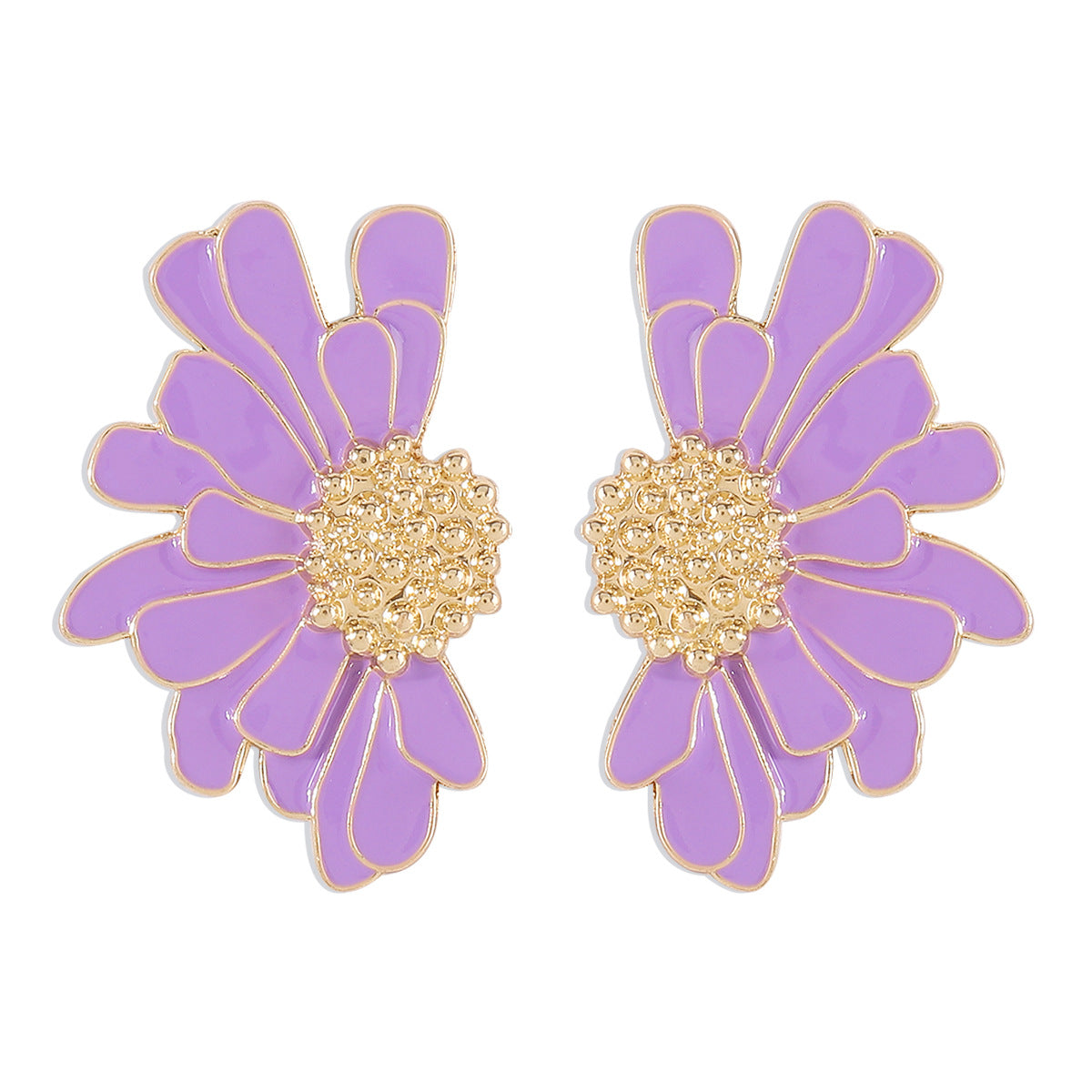 Fashion Retro Alloy Flower Earrings