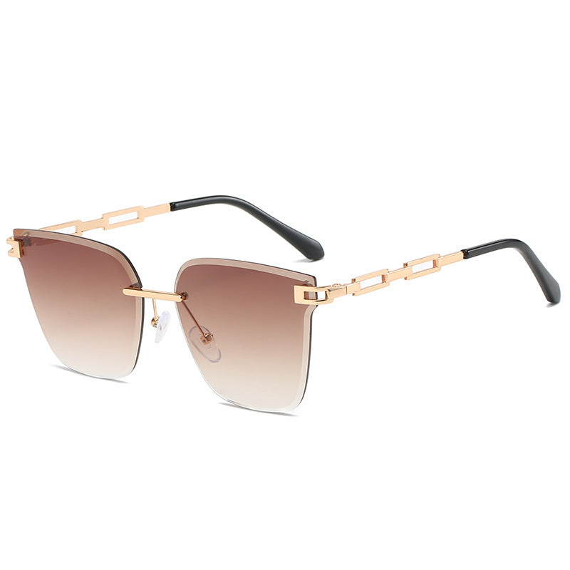 Hollow Gradient Color Sunglasses