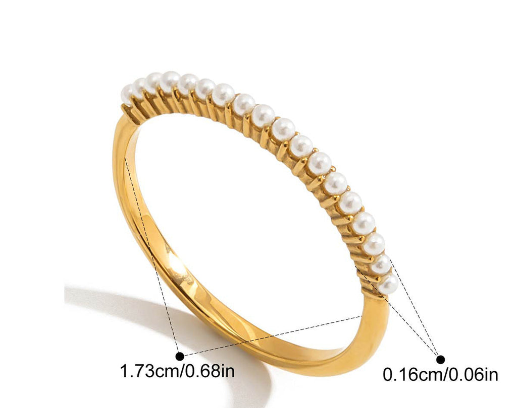 18K Gold Linear Heart Key Ring
