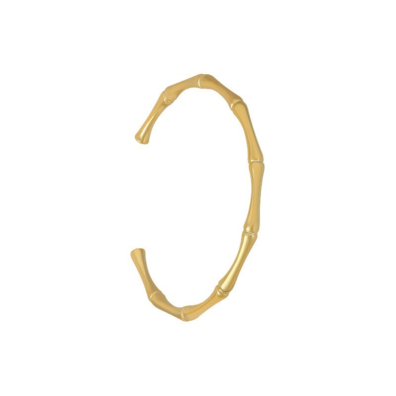 18K Gold Bamboo Bracelet Female