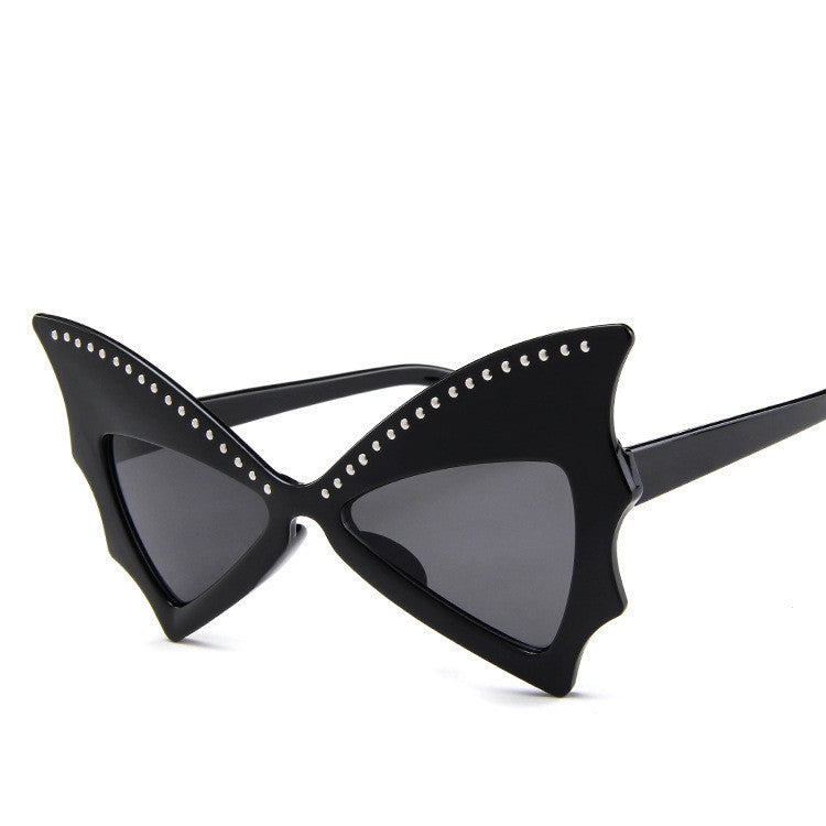 Studded bat sunglasses
