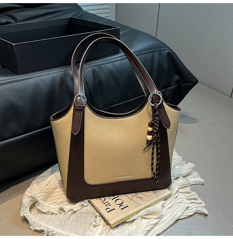 A Retro Commuter Tote Shoulder Bag