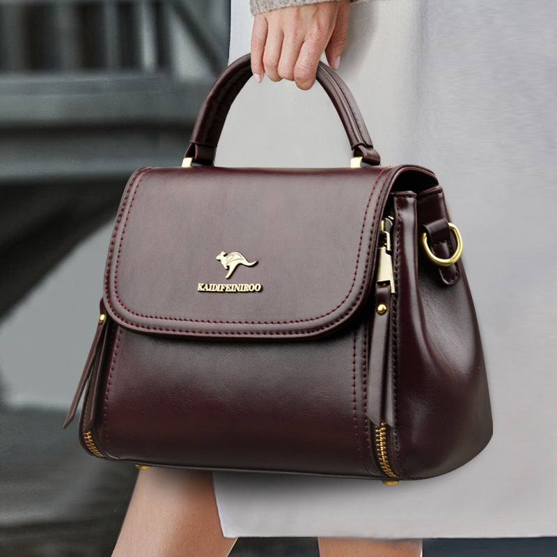 Retro Leather Shoulder Bag