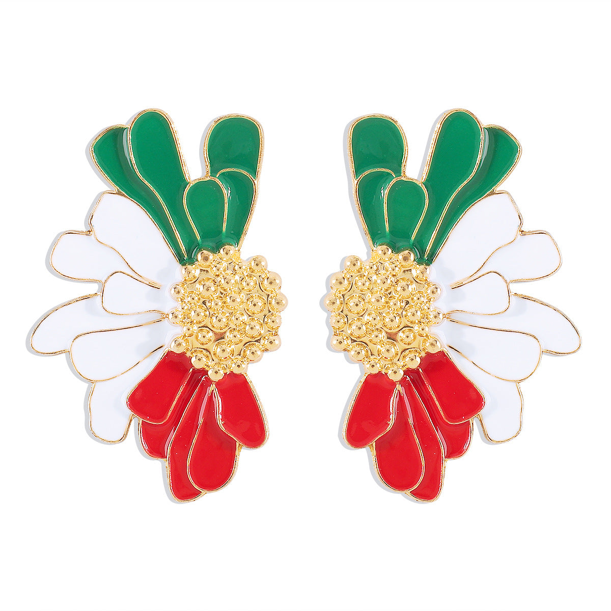 Fashion Retro Alloy Flower Earrings