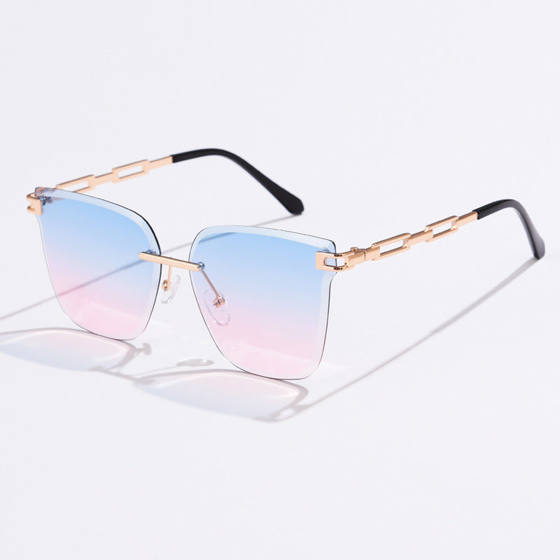 Hollow Gradient Color Sunglasses
