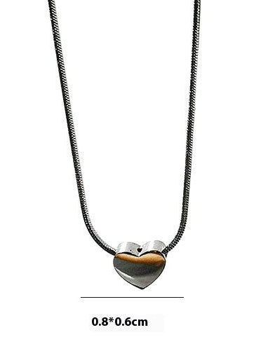 Light Luxury And Simplicity Heart Necklace