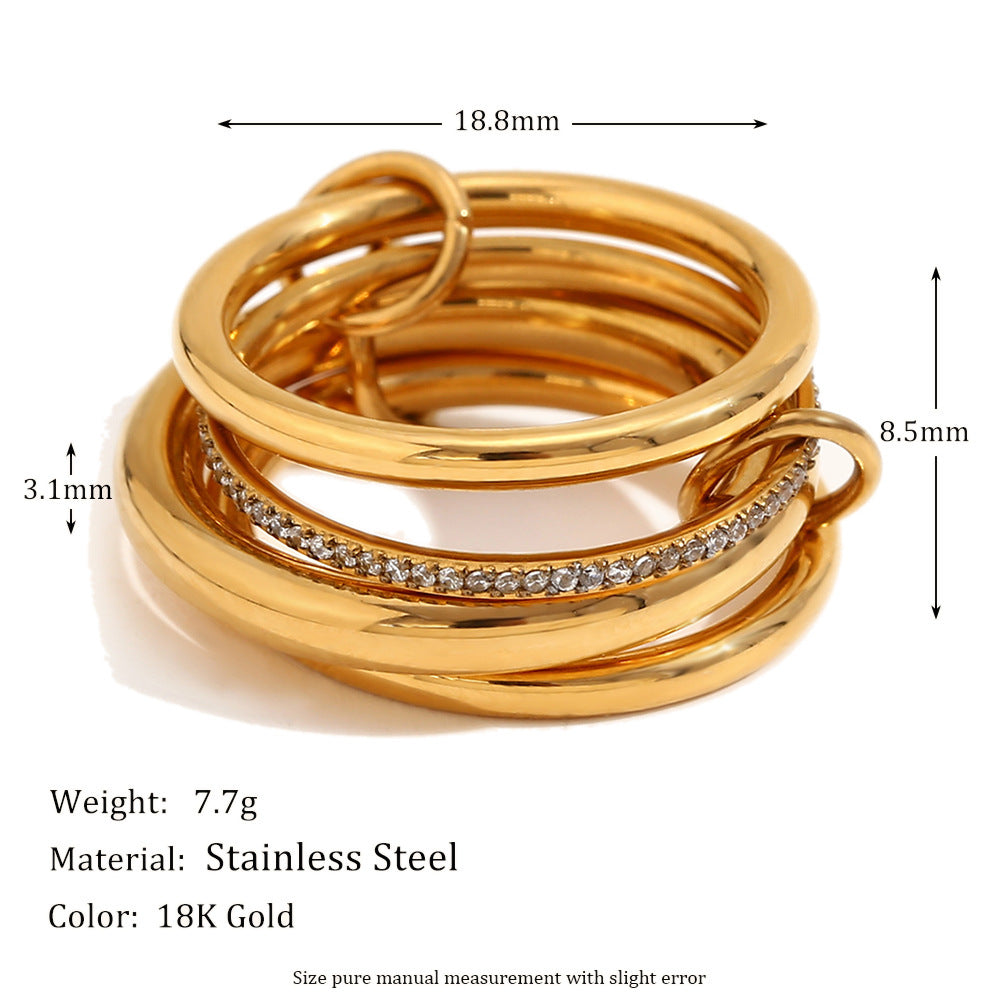 Christabel Diamond Ring Stack